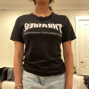Thrasher black tee